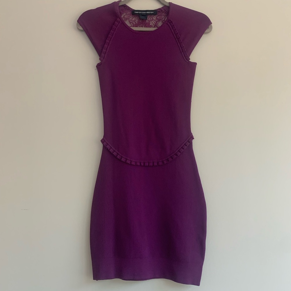 PLUM FRENCH CONNECTION DRESS